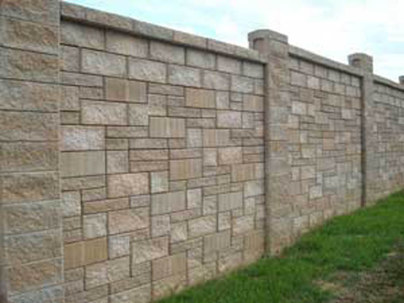 Concrete Block Fencing